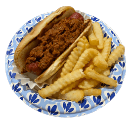 Dragon Wong chili dog
