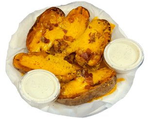 Loaded potato skins